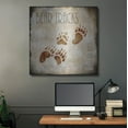 thumbnail image 5 of Luxe Metal Art 'Moose Lodge 2 - Bear Tracks' by Lightbox Journal, Metal Wall Art, 36"x36", 5 of 9