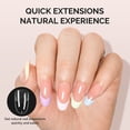 thumbnail image 2 of MelodySusie Medium Oval Round Nail Tips, 300Pcs Clear Acrylic, Half Matte Full Cover Press on Nails for DIY Extension & Salon Use, 15 Sizes Pre-Shaped for Long-Lasting Manicure, 2 of 7