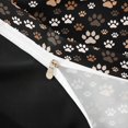 thumbnail image 4 of Homewish Vintage Dog Paw Twin Duvet Cover,Pet Themed Twin Bedding,Black,Black Reversible,2pcs,1 Duvet Cover and 1 Pillowcase, 4 of 6