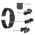 thumbnail image 4 of Uxcell Stainless Steel Mesh Watch Band 20mm Quick Release Metal Watch Strap Double-Lock Deployment Clasp Bands for Men Women, Black, 4 of 7