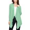 thumbnail image 3 of Made by Johnny Women's Off-Duty Open Front Cardigan XL MINT, 3 of 6