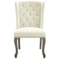 thumbnail image 6 of Modway Viscount Modern Accent Performance Velvet Dining Chair in Green, 6 of 7