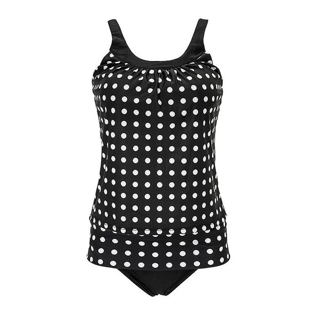 Mujeres Polka Dot Tankini Set Bikini Traje de ba?o Traje de ba?o Verano Playa Traje de ba?o Traje de ba?o ShuxiuWang 8390612287121