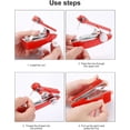 thumbnail image 3 of Mini herramienta de costura XINYU Tiny Tailor máquina de coser rojo azul, 3 of 7