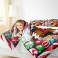 thumbnail image 4 of Manfei Christmas Gingerbread Man Bedding Comforter Set,Candy Cane Twin Comforter Sets,Colorful Xmas Ball Bedding Set For Teens,Super Cozy Room Decor Reversible,2-Piece, 4 of 8