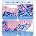 thumbnail image 6 of Lanbubble Toddler Girls Rash Guard Swimsuit Set Kids 2-Piece Bathing Suit UPF 50+ Long Sleeve Summer Beach Swimwear 2-9Y, 6 of 7