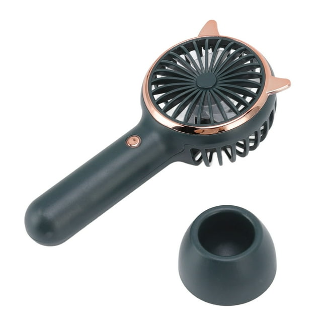 Personal Small Desk Fan Cat Ears Handheld Fan 3 Levels USB Charging Portable Handheld USB Fan for Outdoor Activities Travelling