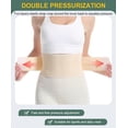 thumbnail image 3 of Faja lumbar para hombres y mujeres, soporte de cintura, soporte lumbar, productos para aliviar el dolor lumbar, cinturón lumbar para aliviar el dolor de ciática (beige, mediano), 3 of 5