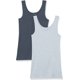 thumbnail image 1 of Pack de 2 camisetas sin mangas ajustadas para mujerGris claro jaspeado/carbón jaspeadoXX-Large esquí esquí Gafas de esquí, 1 of 5