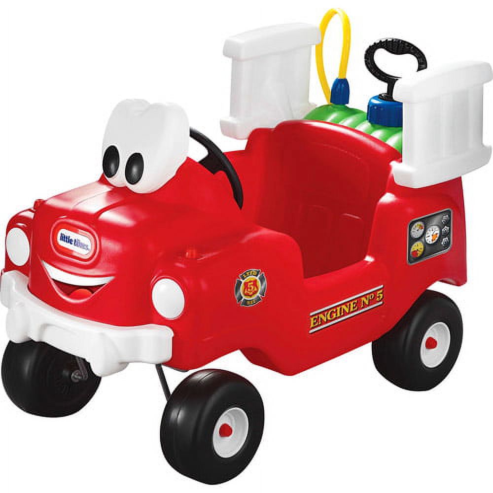 Little Tikes Spray & Rescue Fire Truck Foot to Floor Ride On - image 3 of 5