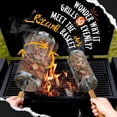 thumbnail image 5 of Rolling Grill Basket 2-Pack,304 Stainless Steel Grill Basket with Removable Wooden Handle,BBQ Tool & Smoker Accessory for Veg & Shrimp,Ideal for Outdoor Cooking,Camping & Gifts for Men, 5 of 7
