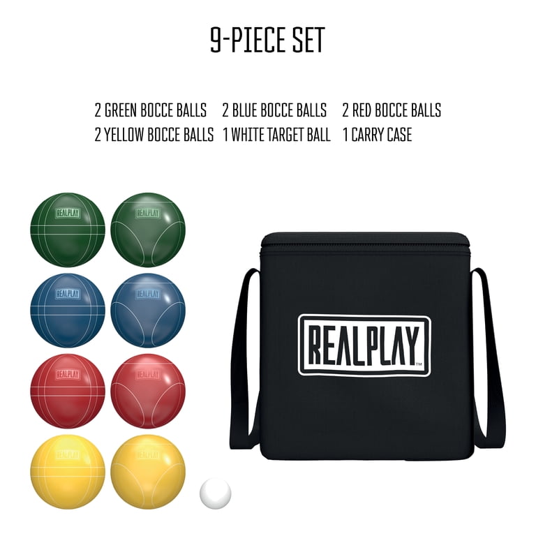 RealPlay Classic Bocce Ball Set with Carry Case photo 2