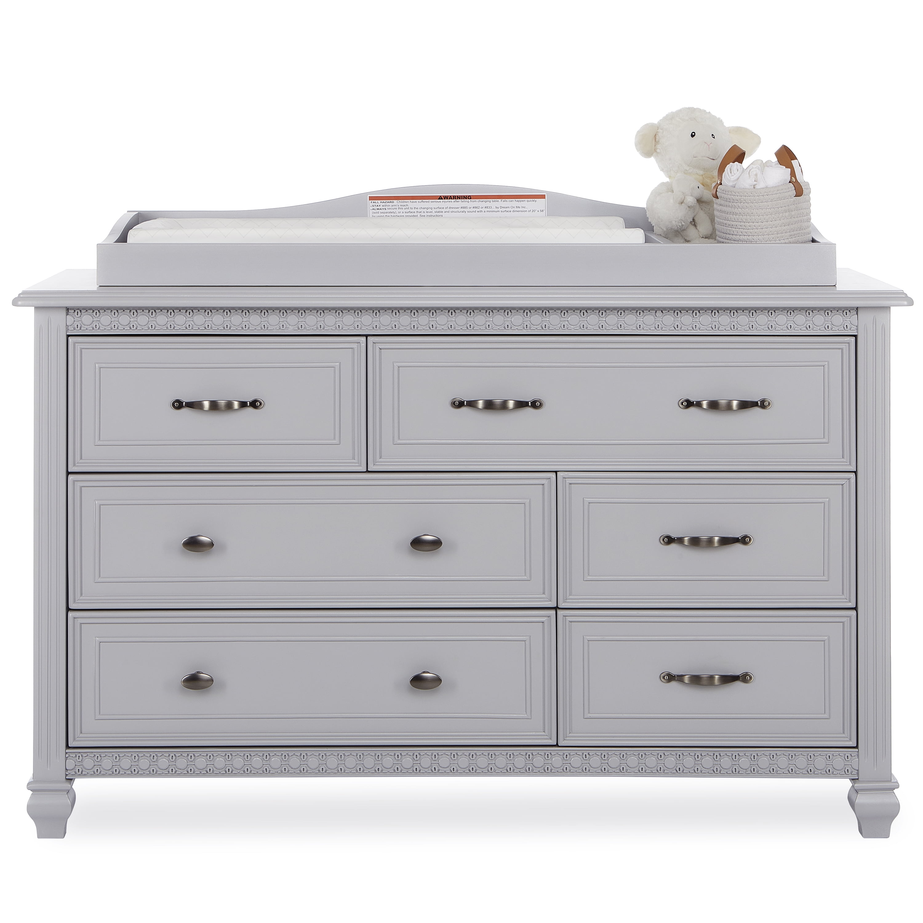 Evolur Changing Tray, Silver Shimmer
