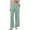 Mint Green, variant on pstuiky Wide Leg Sweatpants, Striped Casual Long Palazzo Pants Drawstring High Waisted Outfits for Vacation with Pockets Athletic Workout Pants Beige L