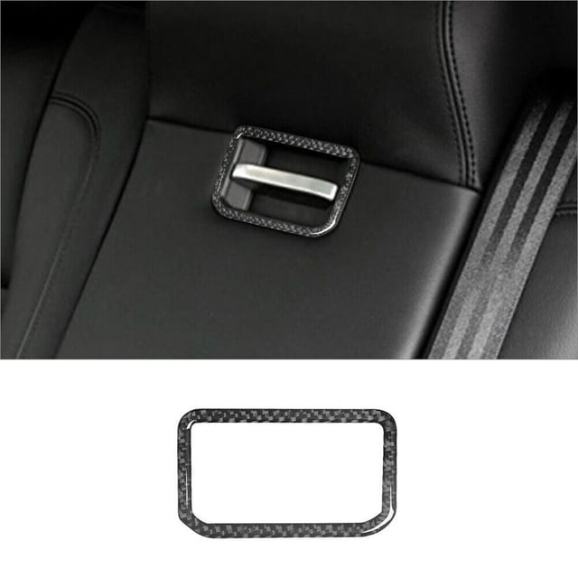 Real Bright Soft Car Interior Carbon Fiber Sticker DecorationCarbon Fiber Interior Rear Armrest Handle Cover For Land Rover Range RoverAuto Car Protection Interior Accessories