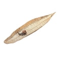 thumbnail image 1 of Quemador de incienso de hoja, quemador de incienso largo natural, varilla de incienso de caracol. Oro, 1 of 9