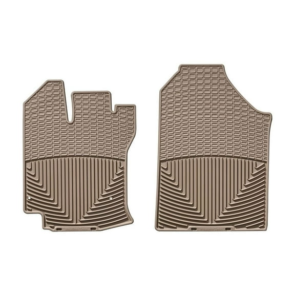 WeatherTech All-Weather Floor Mats compatible with 2009-2012 Toyota Venza - 1st Row (Driver & Passenger), Tan