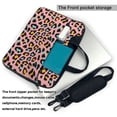thumbnail image 2 of Lsque Leopard Pattern Laptop Bag – Portable & Slim Single-Shoulder Computer Case with Adjustable Strap, Protective, Lightweight for 13”/14”/15.6” Laptops, 2 of 8