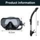 thumbnail image 4 of Juego de esnórquel para ventana, equipo de esnórquel para adultos, máscara de buceo antivaho profesional, gafas de natación antifugas y esnórquel superior seco para buceo, esnórquel, natación, 4 of 7