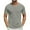 Gray, variant on Wyobmus Mens V Neck T Shirt Casual Plain Color Stretch Short Sleeve Pullover Shirt Summer Basic Tee Tops S-2X Purple