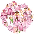 thumbnail image 2 of 35pcs-50pcs Vintage Stickers Cowboy Stationery Stickers Pink Animal Stickers for Laptops Suitcases Fridge, 2 of 9