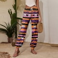 thumbnail image 6 of Halloween Pajamas Women Pumpkin Print Comfy Stretch Drawstring Pajamas Wide Leg Pants Sleepwear Pjs Women, 6 of 6