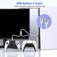 thumbnail image 4 of VR Wall Mount Storage Stand Hook for PS VR2 Hanger Display Rack with Charging Cord Screws Headset Controllers Accessory, 4 of 4
