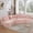 Pink, variant on LJAN Oversized Plush Modular Sofa in Premium Bubble Velvet - 137.8 Inch Stylish Lounge Couch with Deep Seat Comfort for Living Spaces, Easy To Arrange Configuration & Full Compression Packaging