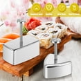 thumbnail image 3 of 3 Pack Onigiri Mold Stainless Steel Rice Ball Mold Non Stick Triangle and Rectangular Sushi Molds with Small Rice Spoon Musubi Maker Press for Kid Lunch Bento and Home DIY, 3 of 6