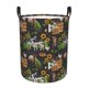 thumbnail image 1 of Fotbe Farm Animals 2 Cesto de Ropa con Asas, Cesto Impermeable de Gran Capacidad, Bolsa de Lavado para Dormitorio, Cesto de Ropa con Ruedas y Asas-Medium, 1 of 6