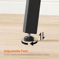 thumbnail image 7 of Bar Table, 2-Tier High Top Pub Table, Counter Height Table with Storage, Small Kitchen Dining Table, 36.6" High Bar Table for Living Room Party, Easy to Assemble, Rustic Brown BF51BT01, 7 of 7