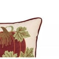 thumbnail image 4 of CF Home 16" x 16" Pumpkins Sunflower Chain Stitch Fall Throw Pillow, 4 of 5