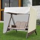 thumbnail image 2 of Cubierta de columpio para exteriores, sombrilla de jardín, cubierta impermeable para silla colgante, muebles de jardín, mecedora, cubierta antipolvo, 2 of 5