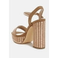 thumbnail image 3 of Starlet Rhinestones Embellished Ankle Strap Heels, 3 of 10