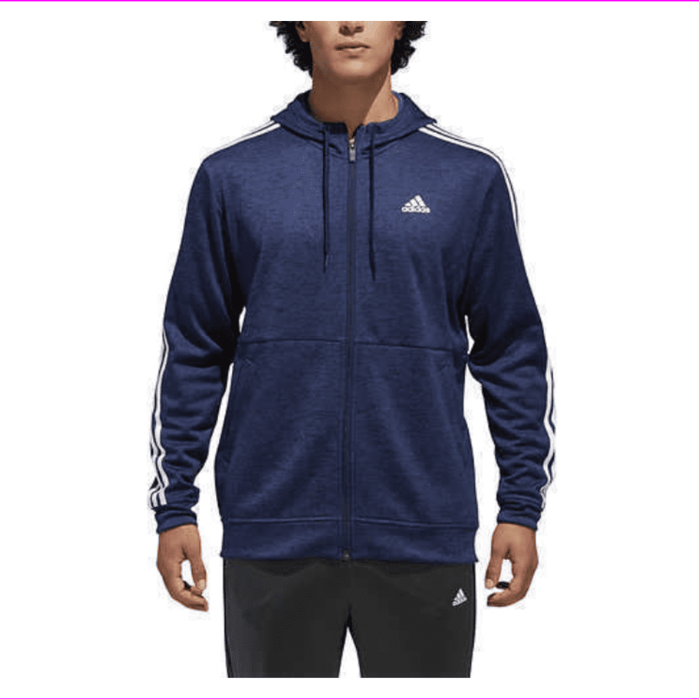 Adidas - Adidas Men’s Full Zip Tech Climawarm Fleece Lined Hoodie L
