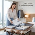 thumbnail image 3 of CCCHCY Reusable Travel Vacuum Bag Set,with Rechargeable Air Pump, for Clothes and Clothing, 3 of 9