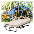 thumbnail image 4 of 75 x 31.5 Inch Folding Guest Bed with Memory Foam Mattress for Adult, 4 of 9