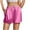 Hot Pink, variant on Plebaso Women's Shorts Elastic Waist Pajama Shorts Loungewear Womens Casual Sleep Shorts with Pockets