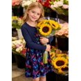 thumbnail image 2 of Aideaone Toddler Girls Dresses Sleeveless Dress with Long Sleeve Ruffle Cardigan 2 Piece Fall Outfit Set 2T-41T, 2 of 9