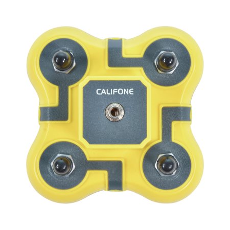 UPC: 0610356122006 | Califone Listening First 1114-YL Stereo Jackbox  4-Position  Yellow