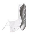 thumbnail image 6 of Vegan Leather Women's Pointed Toe Thigh High Stiletto Heel Fashion Boots White PU 7.5, 6 of 6