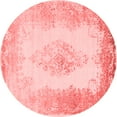 thumbnail image 1 of Ahgly Company Indoor Round Persian Red Traditional Area Rugs, 4' Round, 1 of 4
