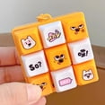 thumbnail image 4 of Keychain Pendant Stress Relief Fidget Toy with Metal Hanging Buckle Funny Emoticons Sound Decompression Button Key Chain, 4 of 8