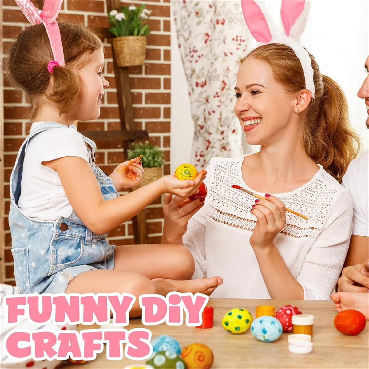 12 Pcs Wooden Eggs Painted Fake Easter Eggs Unpainted Fake Wooden Eggs for Crafts,Easter Decoration Wood Color