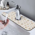 thumbnail image 7 of Kdxio gold Snowflake print Pattern Non-Slip Diatom Mud Faucet Drain Pad,Self Absorbent Mat for Kitchen Sink for Variety Kitchen & Bathroom Countertops, 7 of 7