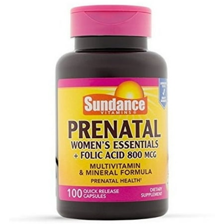3 Pack - Sundance Vitamins Prenatal Women's Essentials, 100