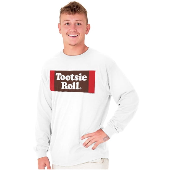 Vintage Retro Candy Logo Tootsie Roll Long Sleeve TShirt Men Women Brisco Brands M