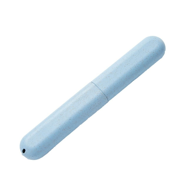 Ensemble de Brosses à Dents de Voyage en Paille de Blé pour Camping et Randonnée à la Maison avec Rangement Portable pour l'Entretien et Conception Écoresponsable