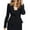 Black, variant on Jacenvly 2024 Blazers for Women Lapels Long Sleeve Cropped Business Attire Button Pocket Solid Cardigan Coat Soft Comfort Casual Trendy Slimming Blouse