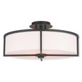 thumbnail image 1 of Livex Wesley Ceiling Mount in Bronze, 1 of 5